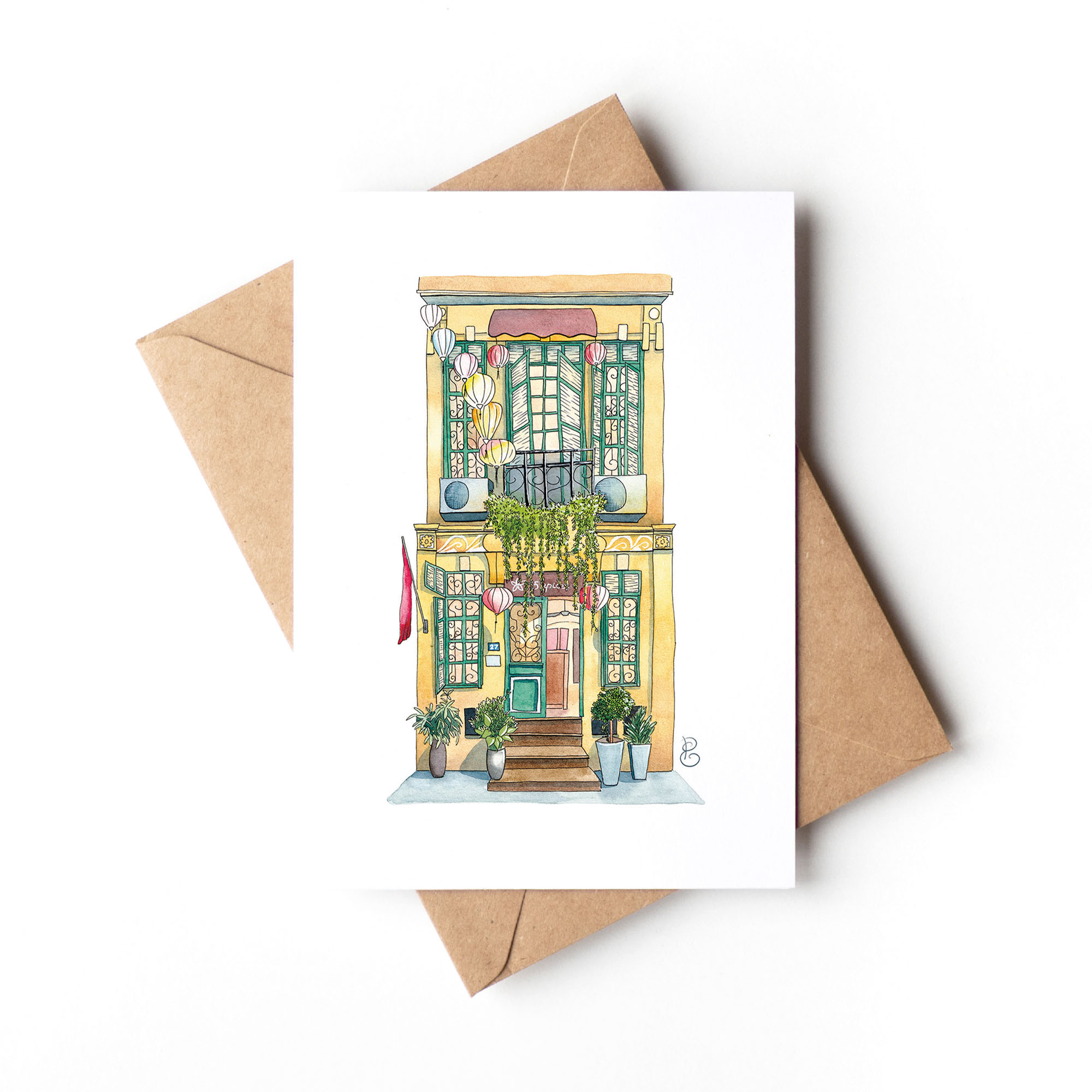 Elodie Plume - 5 Spice Restaurant - Vietnam - Carte postale