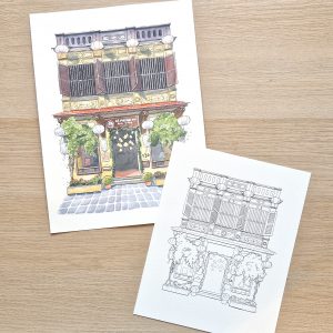 Faifo Coffee - Coloriage Aquarelle