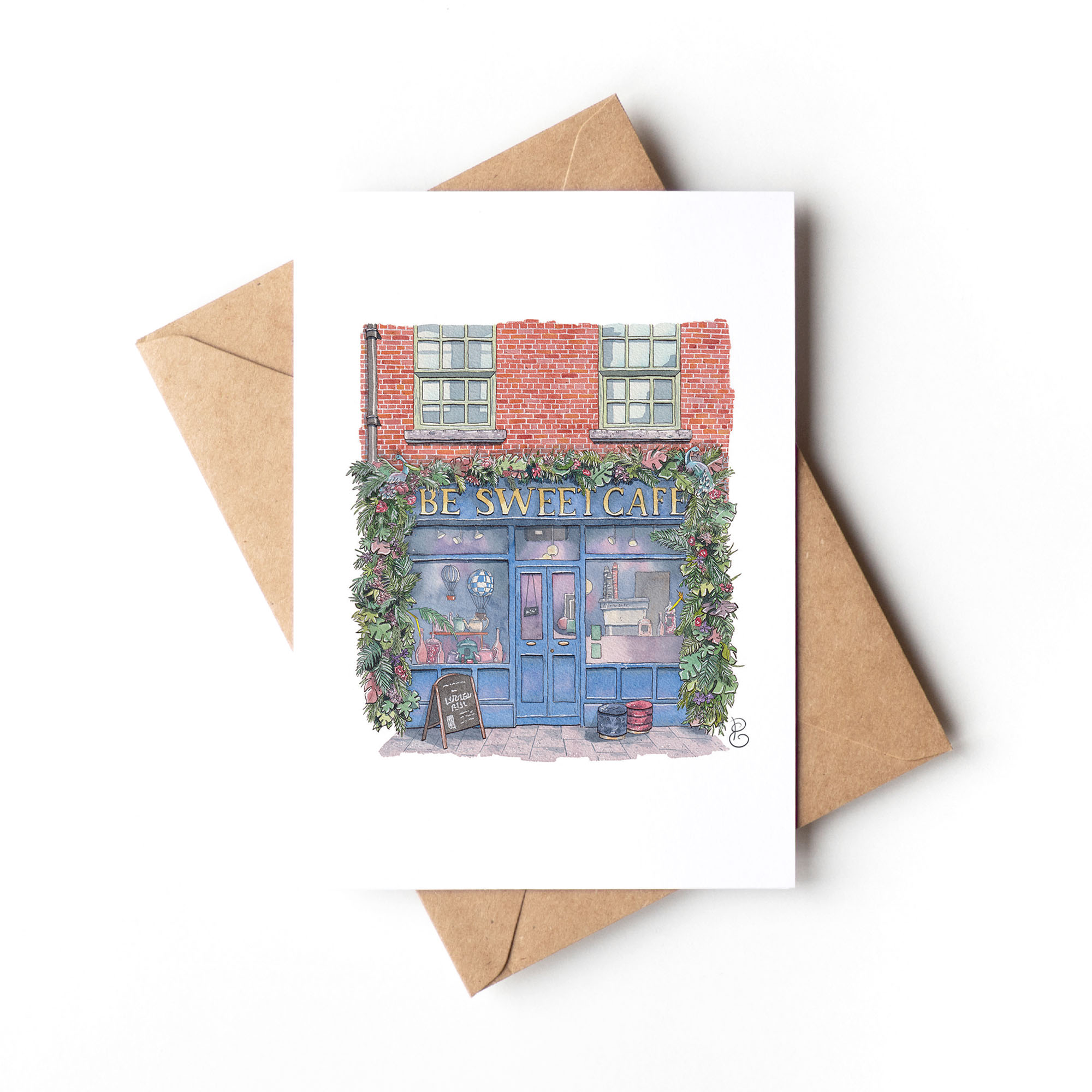 Elodie Plume - Be Sweet Cafe, Dublin, Irlande - Carte postale