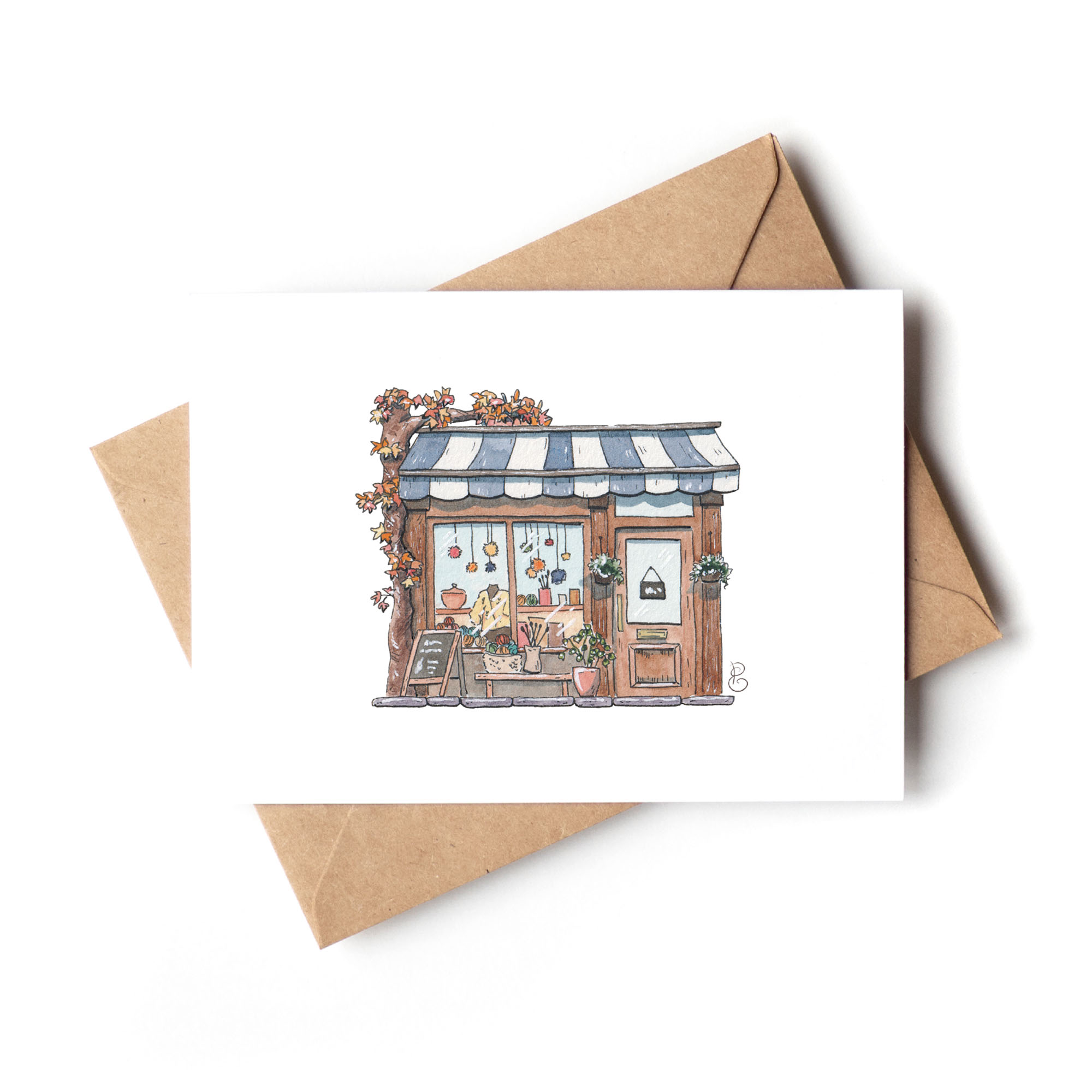 Elodie Plume - Cozy Wool Corner - Carte postale