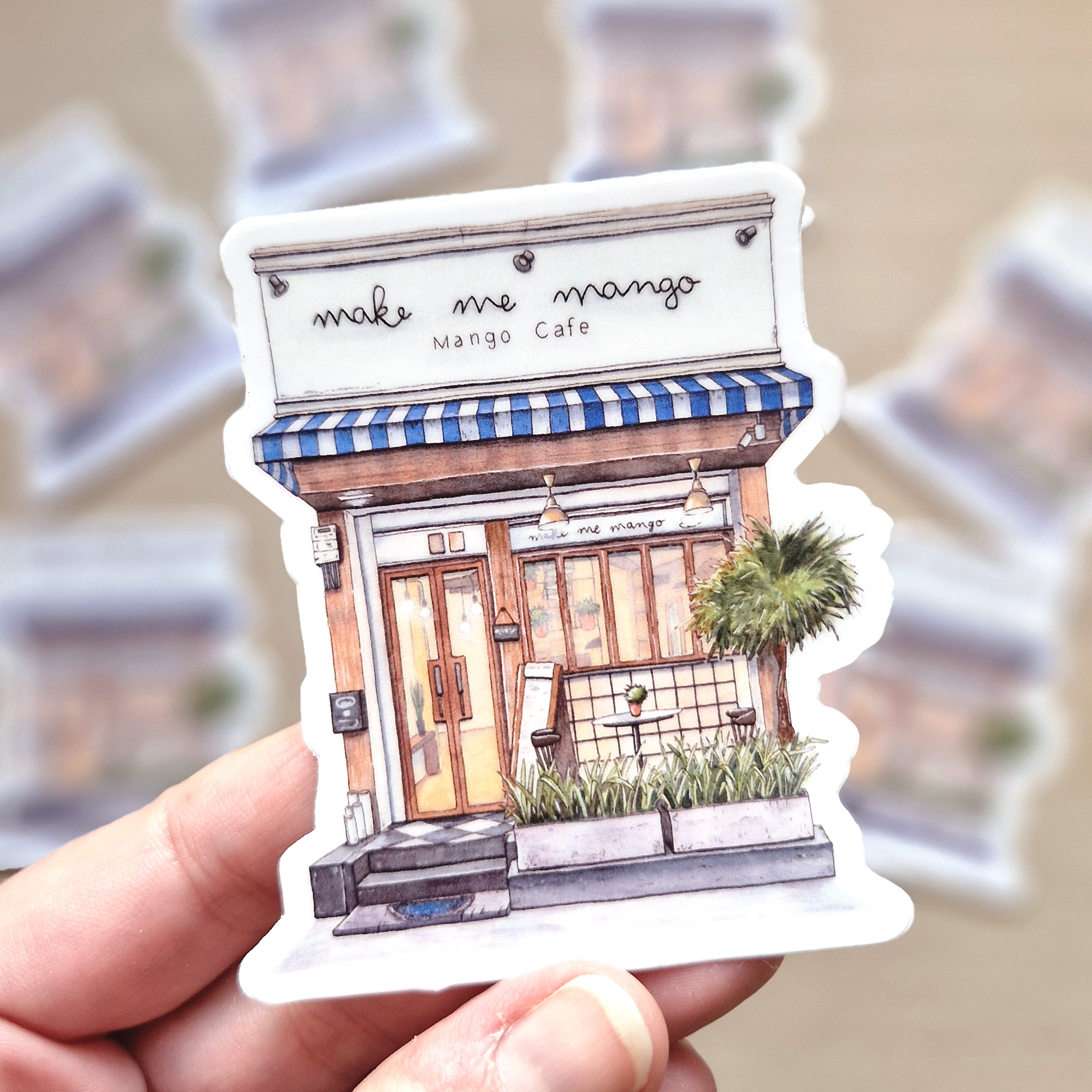 Elodie Plume - Sticker Make Me Mango, Bangkok, Thaïlande