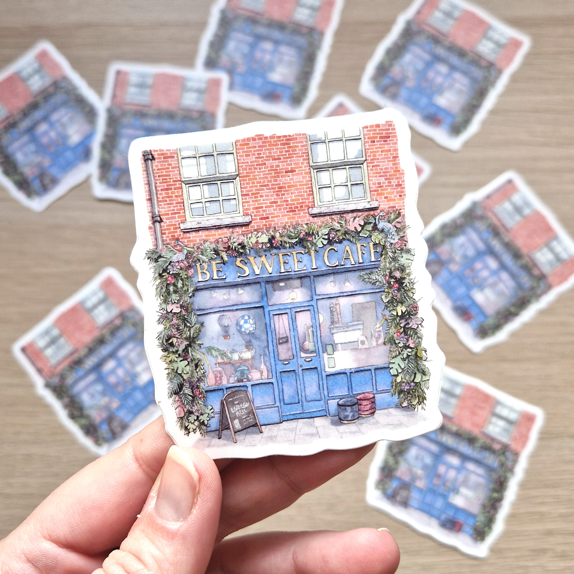 Elodie Plume - Sticker Be Sweet Cafe, Dublin, Irlande