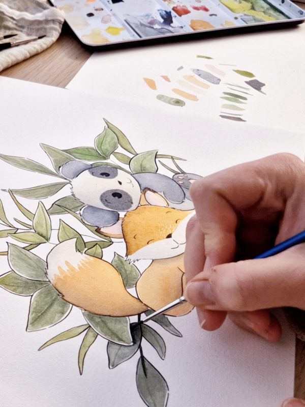 Cours aquarelle pour enfants - Atelier aquarelle
